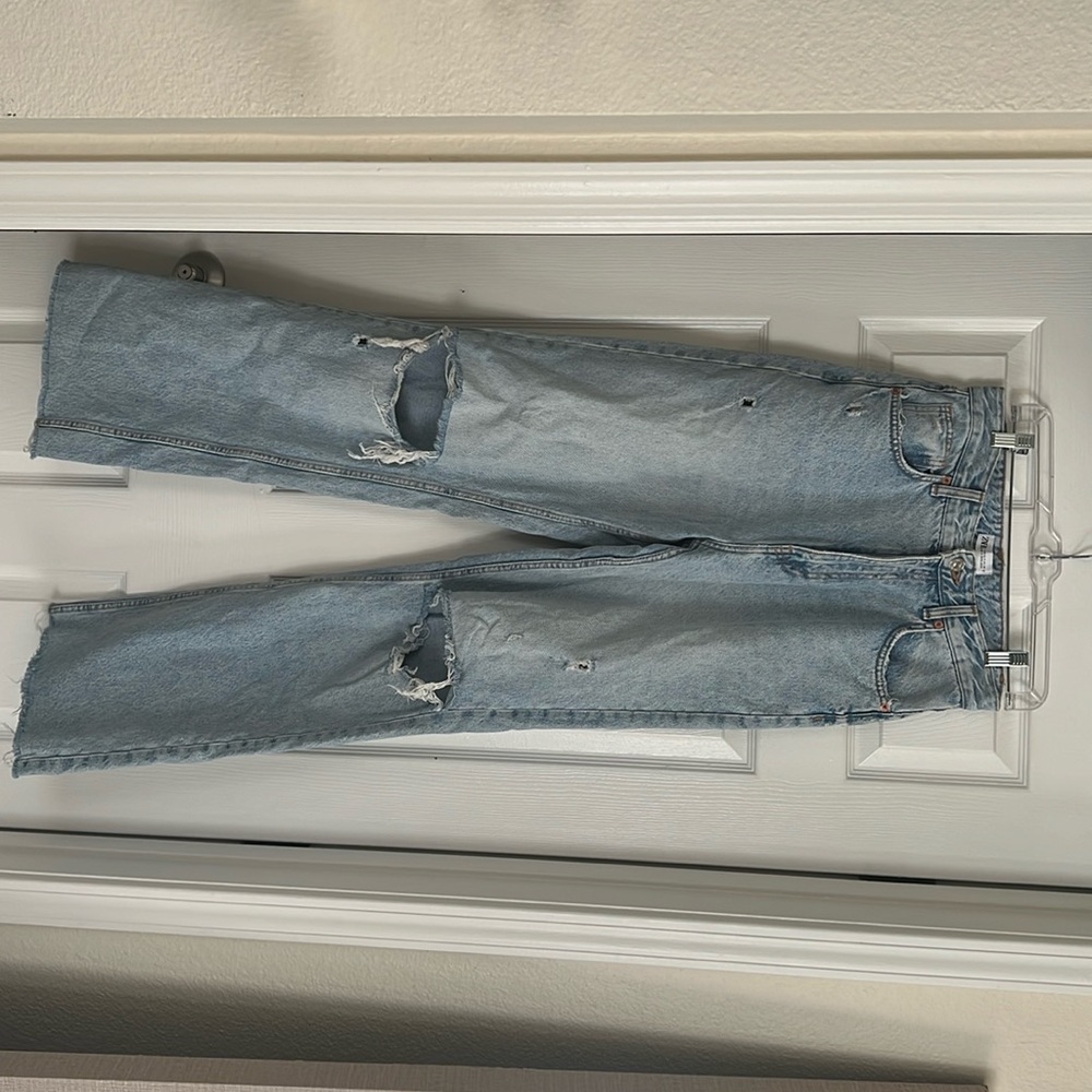 Zara Size 8 high waist jeans